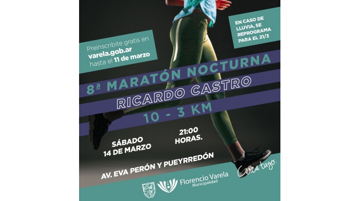 Maratón Nocturna: itinerario para corredores
